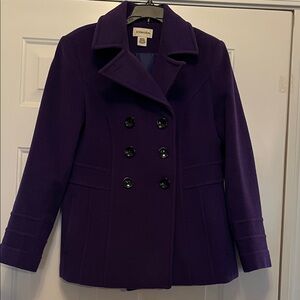 Women's Purple Peacoat
